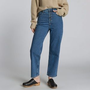Everlane Way High Button Fly Jeans